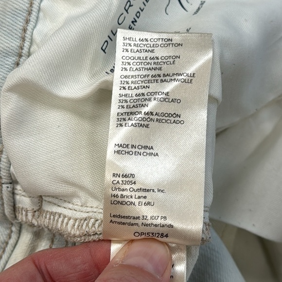 Pilcro Light Wash Flare Leg Jeans Size 26W - Picture 9 of 10